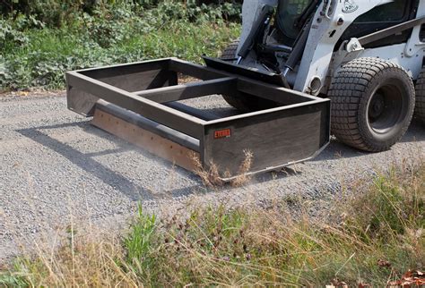 scraper attachment for skid steer|skid steer box scraper grader.